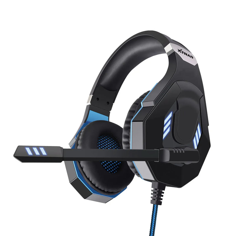 Fone de ouvido gamer com led e headset Profissional